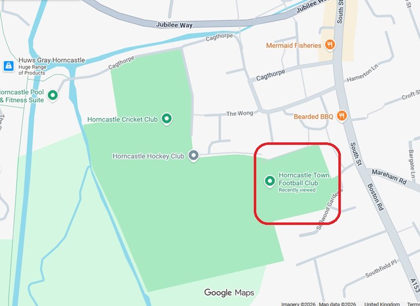 Horncastle - The Wong : Image credit Google maps